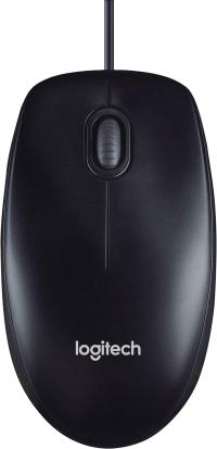 LOGITECH M100, USB Kablolu, 1000dpi, Optik, 3 Tuşlu, Siyah Mouse 910-005003